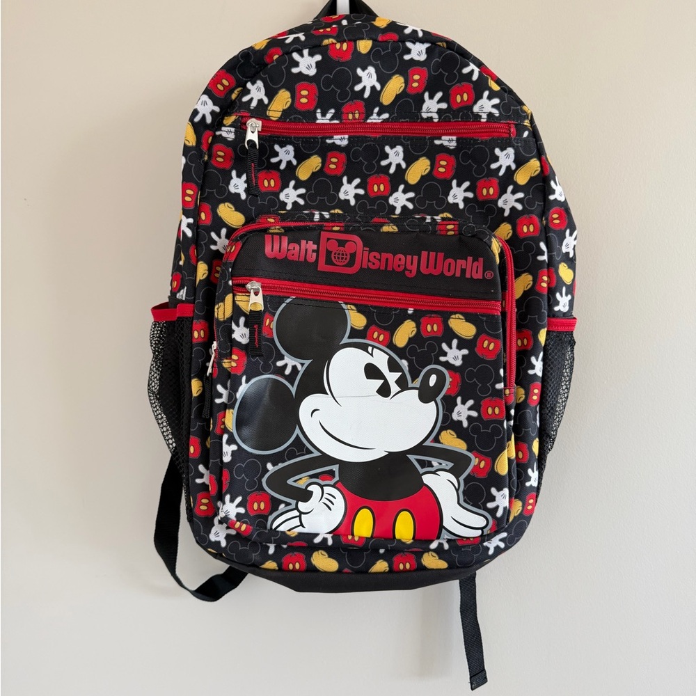 Disney Mickey Mouse Backpack Walt Disney World Disney Parks Authentic Bag‎
